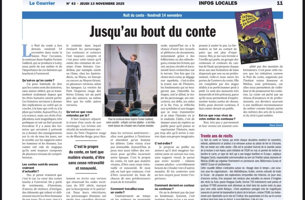 Et si vous racontiez?